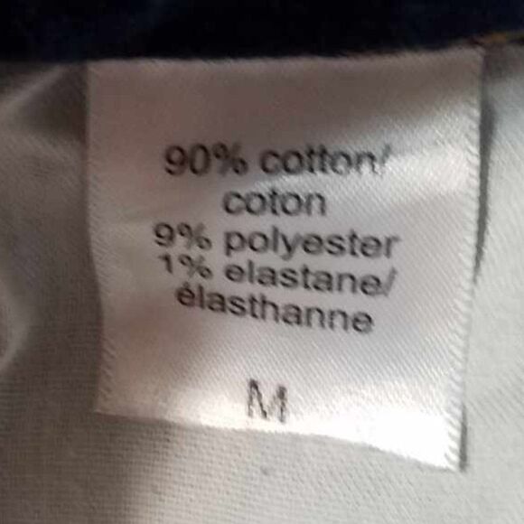 Maurices Upcycled Distressed Jean Shorts with British Flag Pocket Medium - Picture 3 of 13